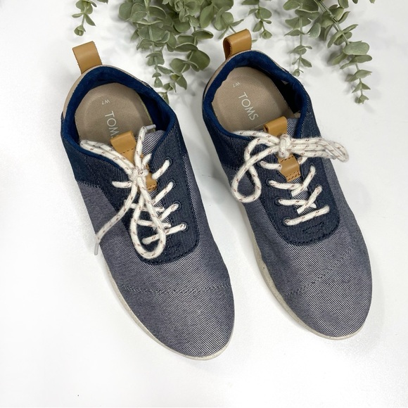 TOMS • Cabrillo Sneaker in Navy Denim - Picture 2 of 8